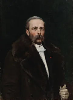 Artists Father Prints: Portrait of the Artist's Father Chief Director Carl Albert Edelfelt