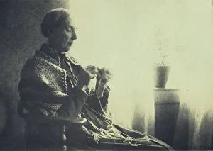 Allen Prints: Portrait of the artists mother, between 1890 and 1895. Creator: Frances S. Allen