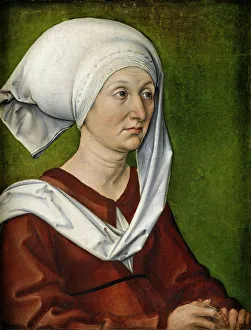 Portrait of the Artist?s Mother, Barbara Durer, nee Holper. Artist: Durer, Albrecht (1471-1528) Portrait of the Artist?s Mother, Barbara Durer, nee Holper. Artist: Durer, Albrecht (1471-1528)