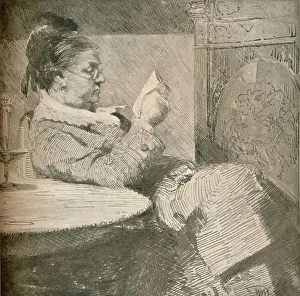 Artists Mother Prints: Portrait of the Artists Mother, c1912. Artist: Hans Nikolaj Hansen