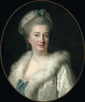 Vigee Le Brun Prints: Portrait of the artists mother, Madame Le Sevre, nee Jeanne Maissin (1728-1800)