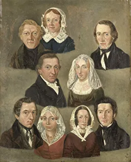 Parents Prints: Portrait of the Artist's Parents