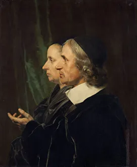 Jan Salomonsz De Braij Prints: Portrait of the Artists Parents, Salomon de Bray and Anna Westerbaen, 1664