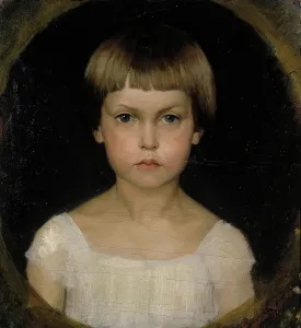 Artists Sister Prints: Portrait of the Artist´s Sister Berta Edelfelt, 1876. Creator: Albert Edelfelt