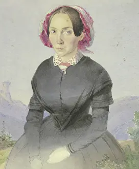 Friedrich Prints: Portrait of the artist's sister