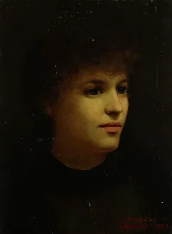 Portrait of the Artist's Wife, 1891. Creator: Juho Forsell