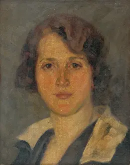 Andrej Kovcik Prints: Portrait of the artist's wife, 1935