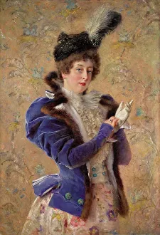 Makovsky Prints: Portrait of the artist's wife