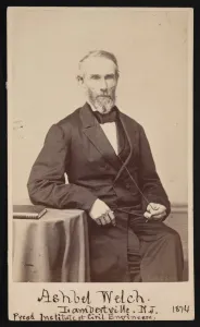 Frederic Gutekunst Prints: Portrait of Ashbel Welch (1809-1882), May 1874. Creator: Frederick Gutekunst