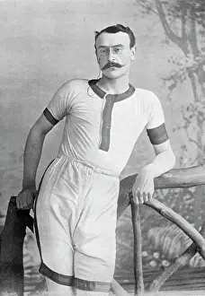 Stylish Prints: Portrait of the athlete EH Pelling, 1896. Creator: RW Thomas