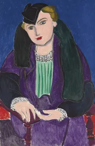 Matisse Prints: Portrait au manteau bleu, 1935. Creator: Matisse, Henri (1869-1954)