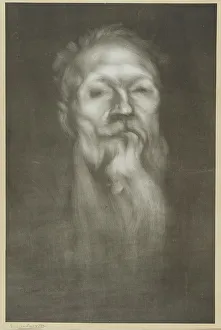 Carriere Prints: Portrait of Auguste Rodin (1840-1917), 1901. Creator: Carrière; Eugène (1849-1906)