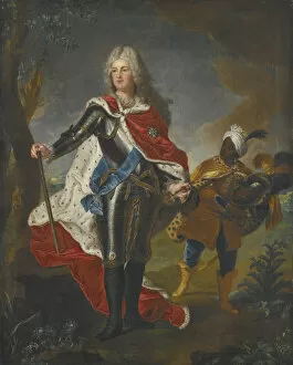 Rigaud Gallery: Portrait of Augustus III of Poland (1696-1763)