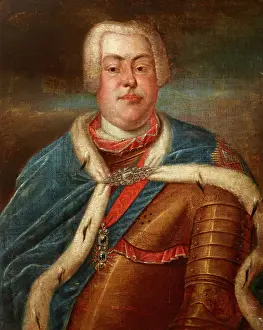 Portrait of Augustus III of Saxony (1696-1763), King of Poland in 1733-1763, between 1780-1815. Creator: Unknown