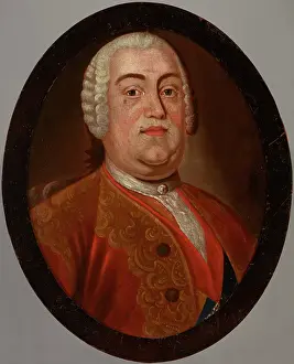 Double Chin Prints: Portrait of Augustus III of Saxony (1696-1763)