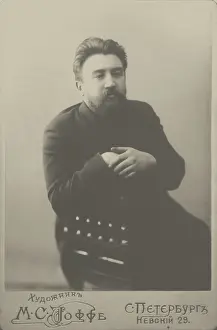 State Central Literary Museum Prints: Portrait of the author Alexander Kuprin (1870-1938)