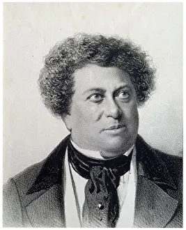 Timm Prints: Portrait of the Author Alexandre Dumas, 19th century. Artist: Georg Wilhelm Timm