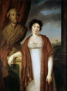 Portrait of the author Baronne Anne Louise Germaine de Stael (1766-1817)