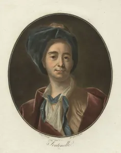Portrait of the author Bernard le Bovier de Fontenelle (1657-1757), 1797