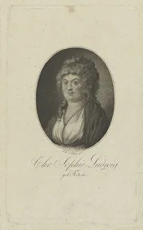 Ludwig Prints: Portrait of the author Christiane Sophie Ludwig, nee Fritsche (1764-1815), c