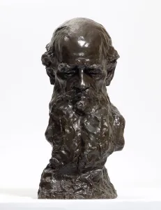 Essayist Prints: Portrait of the author Count Lev Nikolayevich Tolstoy (1828-1910)