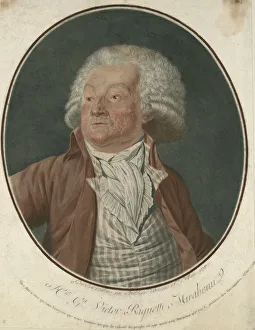 Mirabeau Prints: Portrait of the author Gabriel de Riqueti