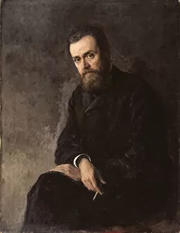 Images Dated 10th June 2013: Portrait of the author Gleb Uspensky (1843-1902), 1884. Artist: Yaroshenko