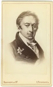 Portrait of the author and Historian Nikolay M. Karamzin (1766-1826). Artist: Borel, Pyotr Fyodorovich (1829-1898)