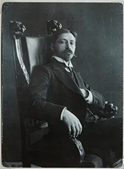 Bunin Prints: Portrait of the author Ivan A. Bunin (1870-1953)
