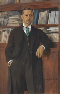 State Central Literary Museum Gallery: Portrait of the author Ivan Alekseyevich Bunin (1870-1953), 1915