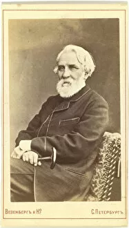 Russian Writer Gallery: Portrait of the author Ivan S. Turgenev (1818-1883), Between 1880 and 1886