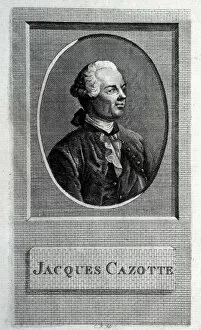 Images Dated 10th February 2011: Portrait of the author Jacques Cazotte (1720-1792), 18th century