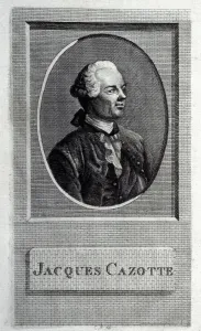 French Master Prints: Portrait of the author Jacques Cazotte (1720-1792). Artist: French master