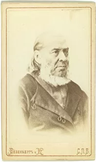 Photochrom Gallery: Portrait of the author Sergei T. Aksakov (1791-1859)