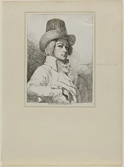 Wilde Prints: Portrait of B. Reading, Engraver, June 16, 1798. Creator: Samuel de Wilde
