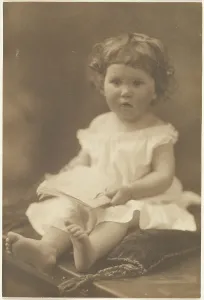 Toddler Prints: Portrait of a Baby, 1907-1943. Creator: Louis Fleckenstein