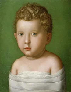 Angiolo Bronzino Prints: Portrait of a Baby Boy, 1540-1549. Creator: Agnolo Bronzino