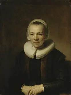 Rembrant Van Rijn Prints: Portrait of Baertje Martens, 1640. Creator: Rembrandt Harmensz van Rijn