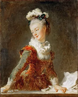 Jean Honoré 1732 1806 Prints: Portrait of the ballerina Marie-Madeleine Guimard (1743-1816)