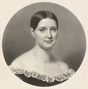 Elssler Gallery: Portrait of the Ballet dancer Fanny Elssler (1810-1884), Early 1840s