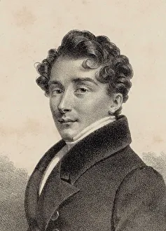 Portrait of the ballet dancer Jean-Francois Coulon (1764-1836), 1825