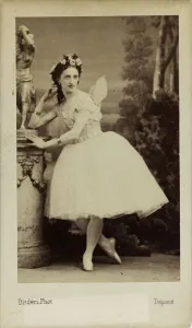 Andr And Xe9 Gallery: Portrait of the ballet dancer Marfa Muravyeva (1838-1879) in the ballet '