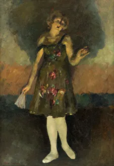 Portrait of the ballet dancer Olga Glebova-Sudeikina (1885-1945), 1910s