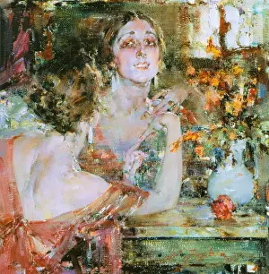 Portrait of the ballet dancer Vera Fokina (1886-1958), 1923-1925