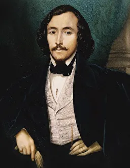 Verdi Prints: Portrait of the baritone Felice Varesi (1813-1889)
