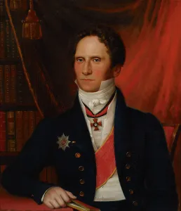 Distinguished Prints: Portrait of Baron Carl Johan Walleen, c1810s. Creator: Johan Erik Lindh
