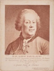 Copenhagen Prints: Portrait of Baron Johann Albrecht von Korff (1697-1766), Mid of the 18th cen