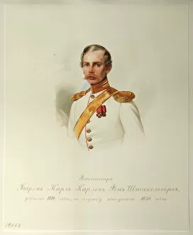 Portrait of Baron Karl Karlovich von Stackelberg (1816-1887) (From the Album of the Imperial Horse Guards), 1846-1849