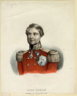 Portrait of Baron Raglan, 1854. Artist: Anonymous