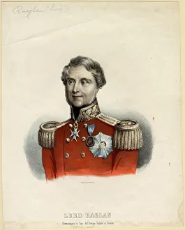 Battle Of Sevastopol Gallery: Portrait of Baron Raglan, 1854. Artist: Anonymous